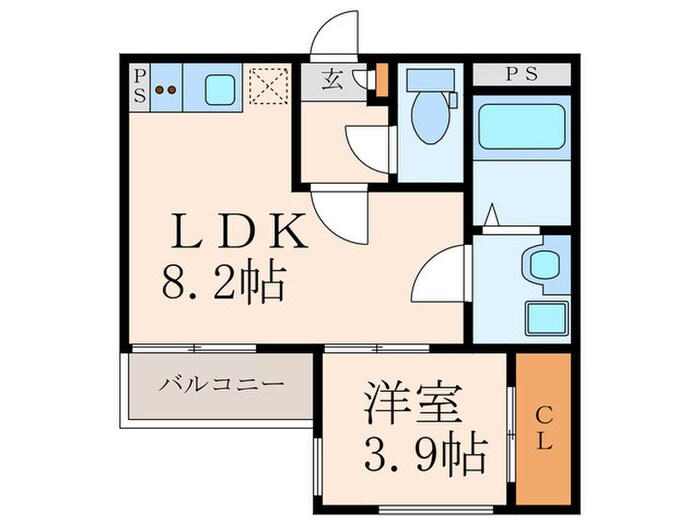 仮）Crecia折尾Ⅱの物件間取画像