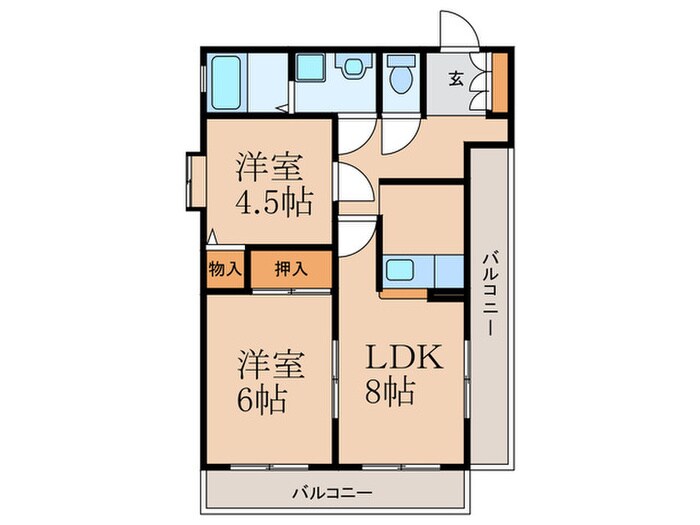 トーカンマンション平尾の物件間取画像