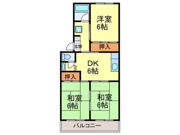 物件間取画像