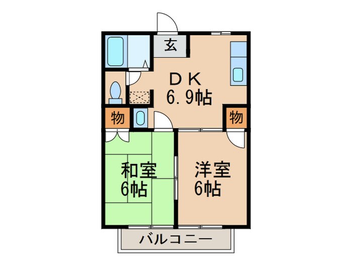 ファミールＡの物件間取画像