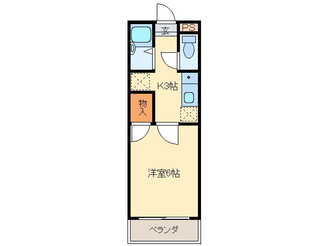 ヴィラ３３３の物件間取画像