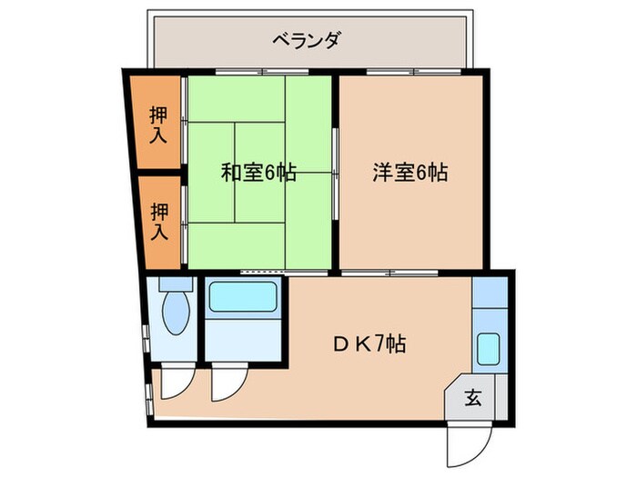 野田ビル（３）の物件間取画像