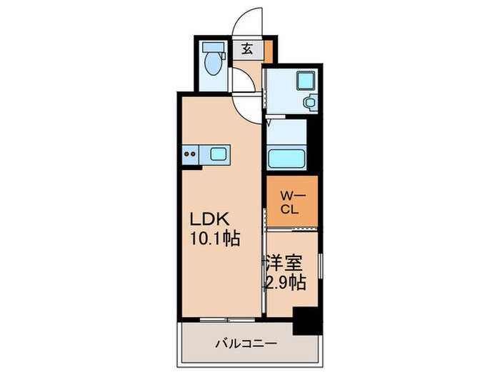 Ｓ－ｒｏｏｍ美野島の物件間取画像