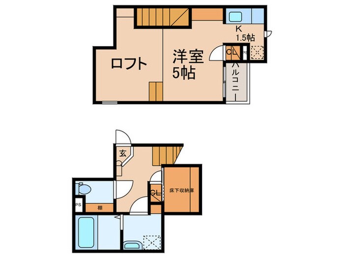 CB久留米パーチェの物件間取画像