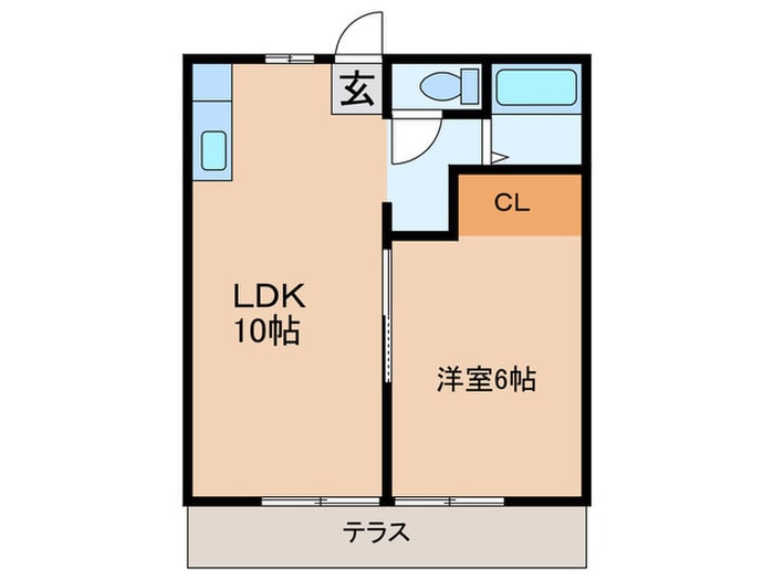 メゾン若葉台の物件間取画像