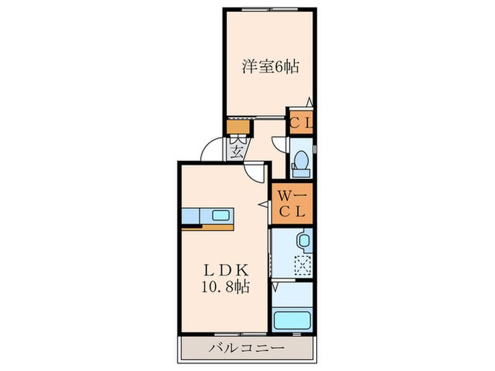 ショコラKの物件間取画像