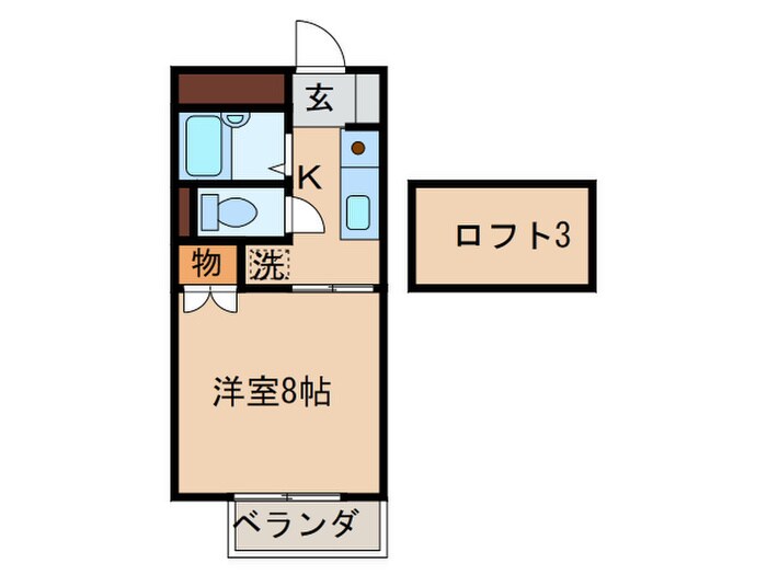 メゾンボ－Ｂの物件間取画像