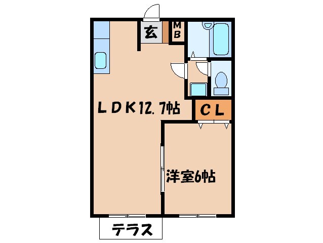 レピュート中村の物件間取画像