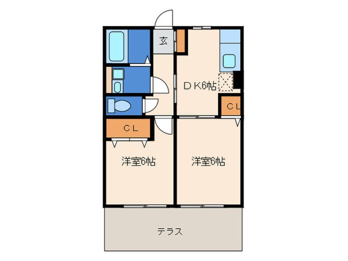 エトワ－ル前原の物件間取画像