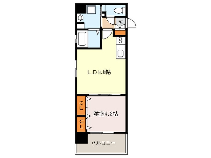 Ｆ・ＰＡＲＣ西新の物件間取画像