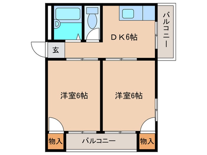 スウィトネス・コートの物件間取画像