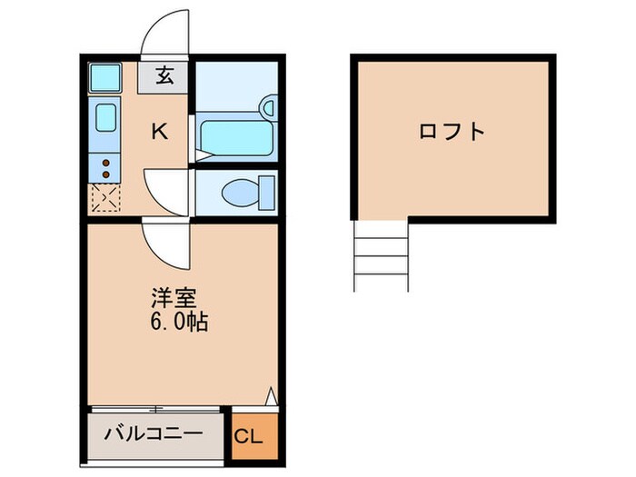 ピュア吉塚南弐番館の物件間取画像