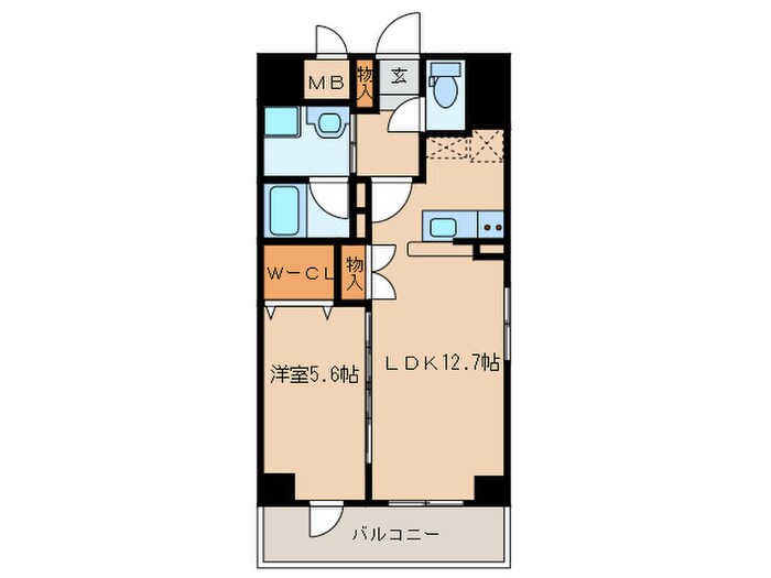 セゾンヒルズ赤坂の物件間取画像