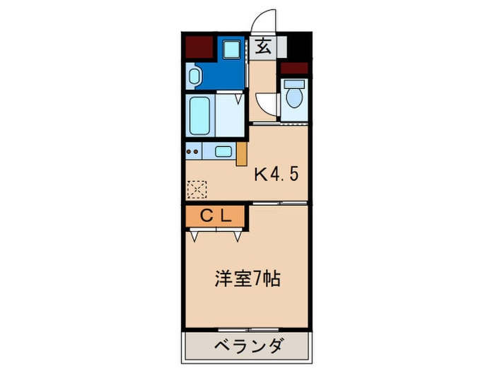 エヴァーグリーン　Ｎの物件間取画像