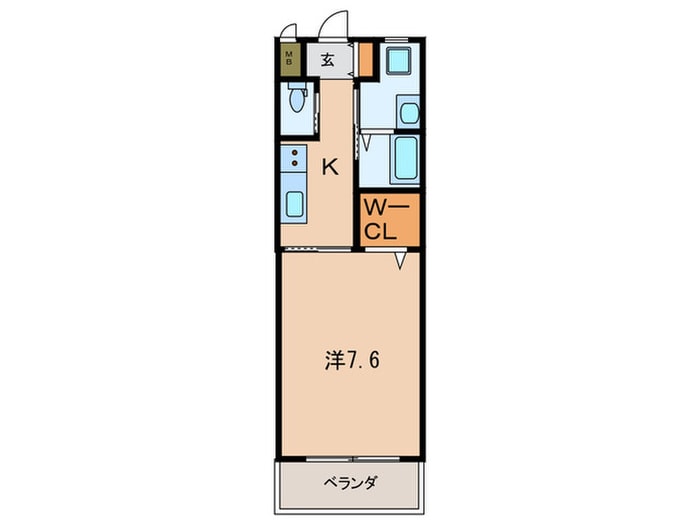 キャトルセゾン中井の物件間取画像