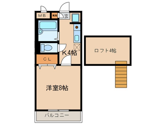 パークデュエル神松寺の物件間取画像