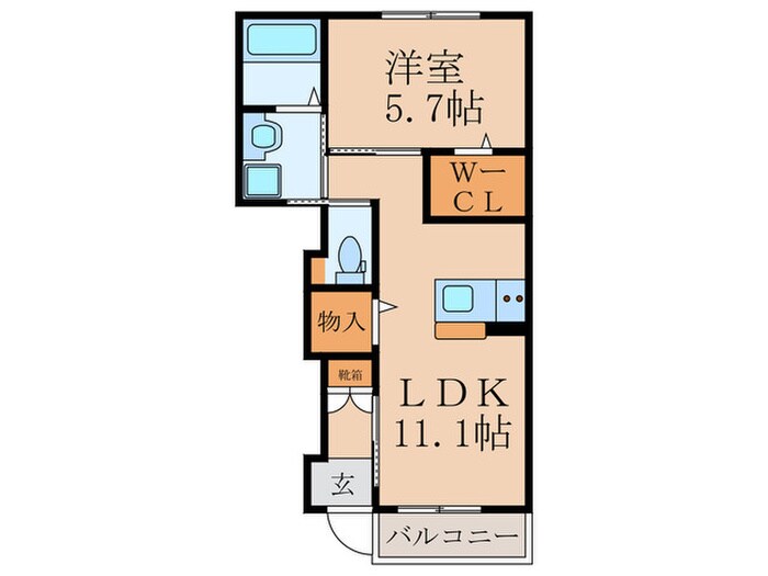 エターナルみやびの物件間取画像