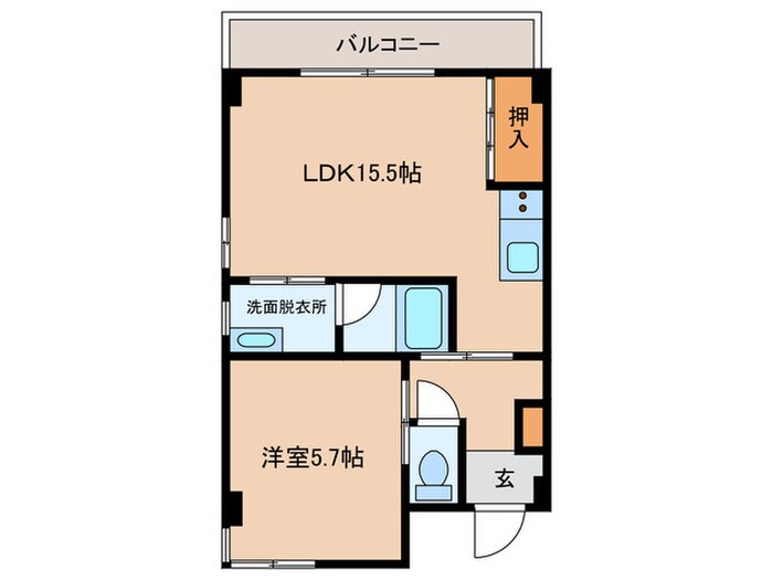 ドエル２４の物件間取画像