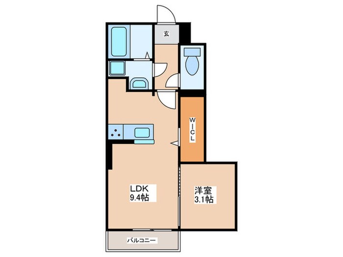 D-ROOM　CELINE　B棟の物件間取画像