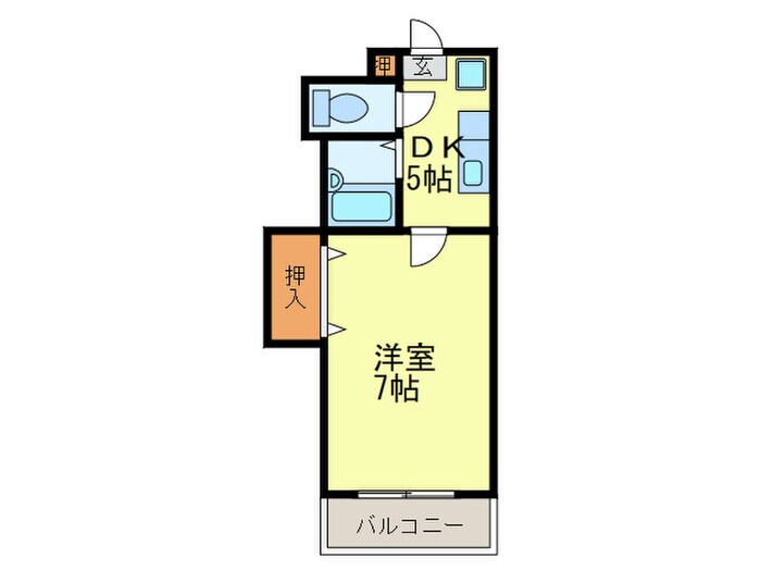 ソミュ－ル七星の物件間取画像