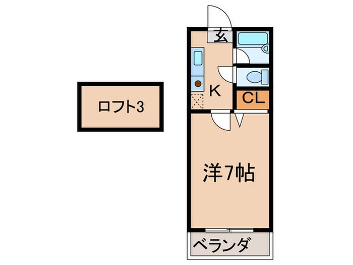 コンドミニアム医生ヶ丘Ⅲの物件間取画像