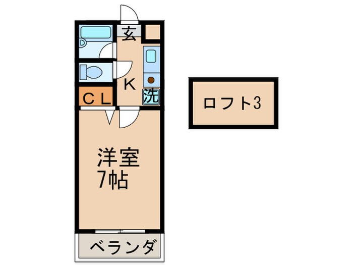 コンドミニアム医生ヶ丘Ⅲの物件間取画像