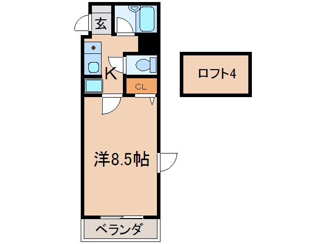 コンドミニアム医生ヶ丘Ⅲの物件間取画像