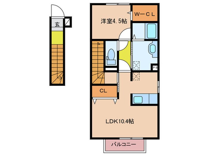 D-room陵厳寺の物件間取画像