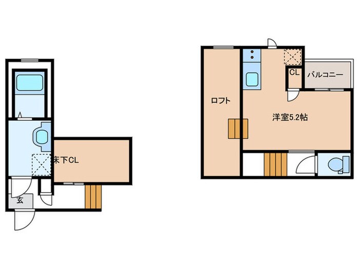 CB古賀アウリィの物件間取画像