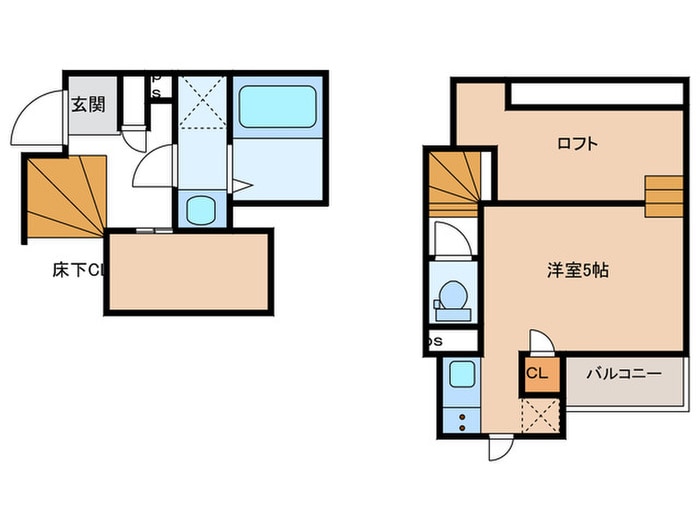 CB古賀アウリィの物件間取画像