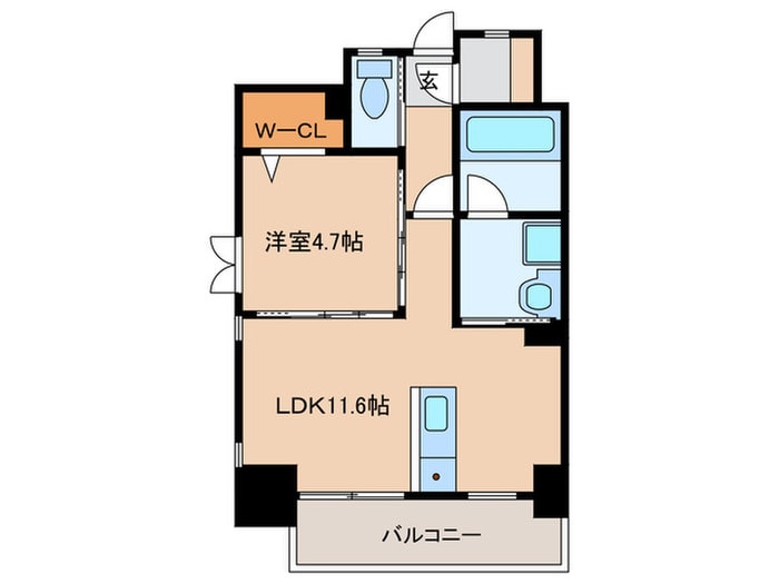 ロイヤルライン周船寺の物件間取画像