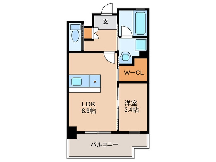 ロイヤルライン周船寺の物件間取画像