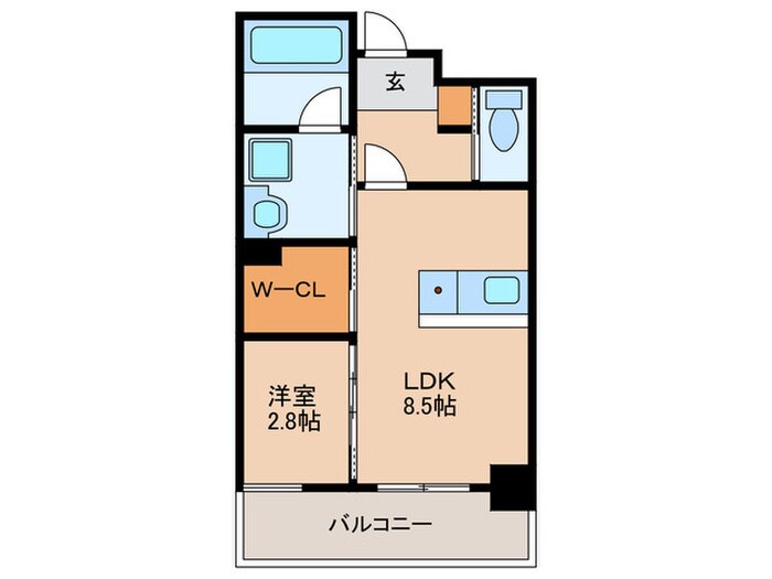 ロイヤルライン周船寺の物件間取画像