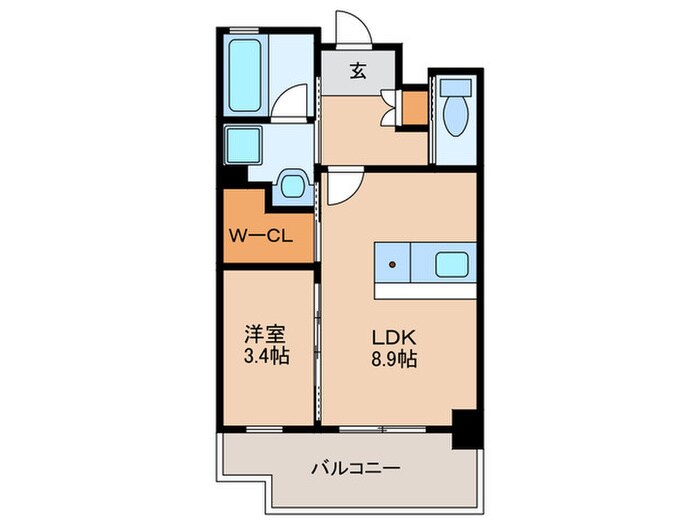 ロイヤルライン周船寺の物件間取画像