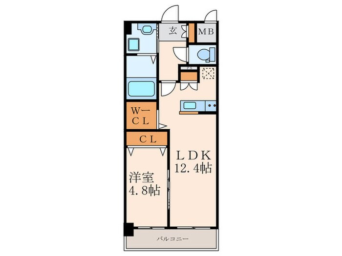 MDI Vista mare門司駅前の物件間取画像