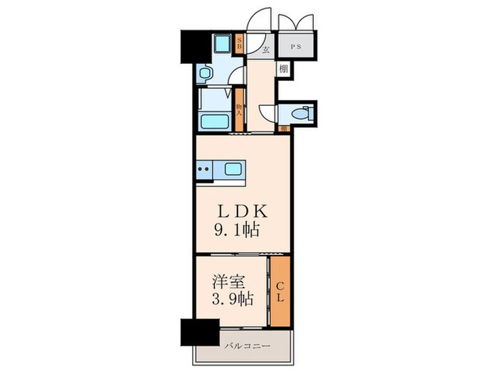 仮）ウイングス門司駅前の物件間取画像