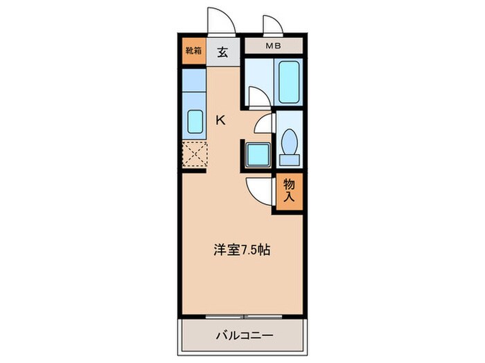 アビーロードＡ棟の物件間取画像