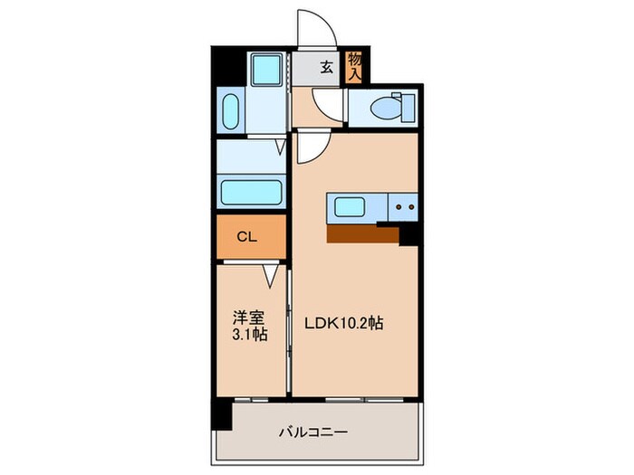 フルハウス高宮の物件間取画像