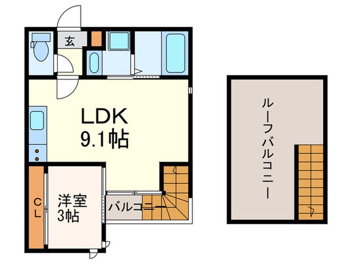 GRANDTICの物件間取画像