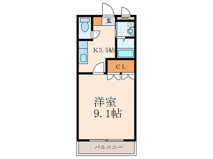 物件間取画像