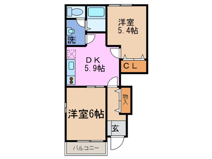 アンベールの物件間取画像