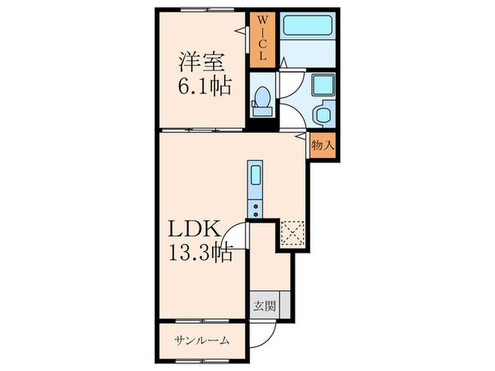 仮）グランフェリシアⅢの物件間取画像