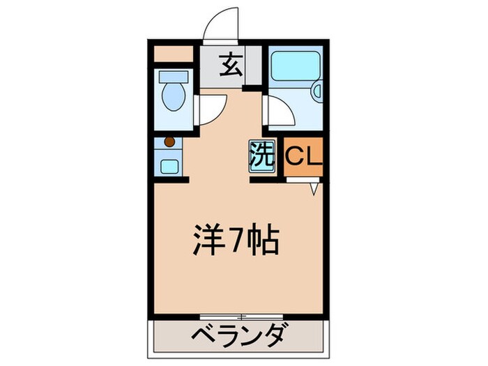 グリ－ンビルナカムラの物件間取画像