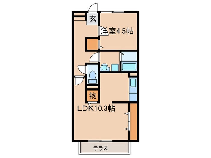 ポルティエの物件間取画像