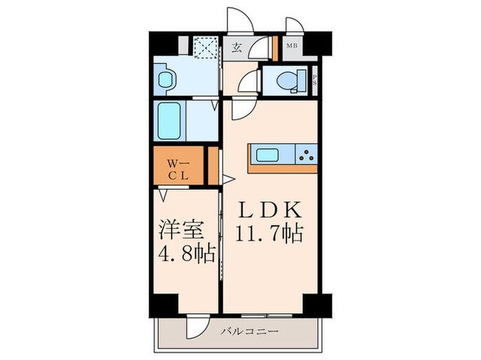 レジェンド紺屋町2の物件間取画像