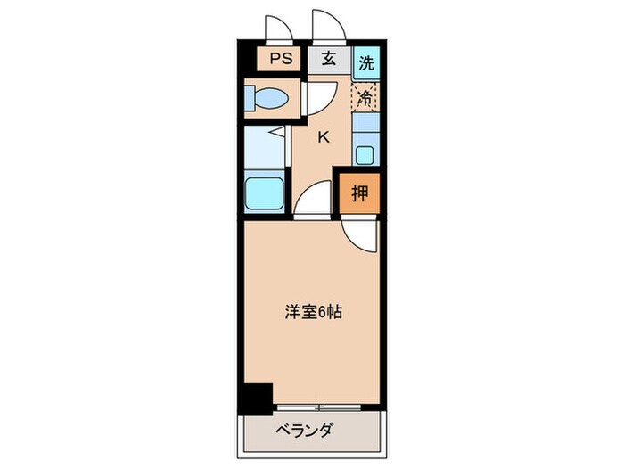 コスモビレッジの物件間取画像