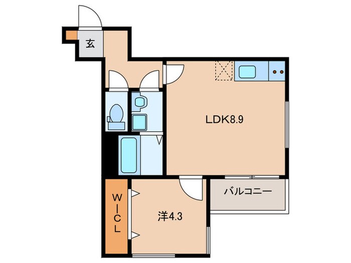 Crecia和白東Ⅳの物件間取画像