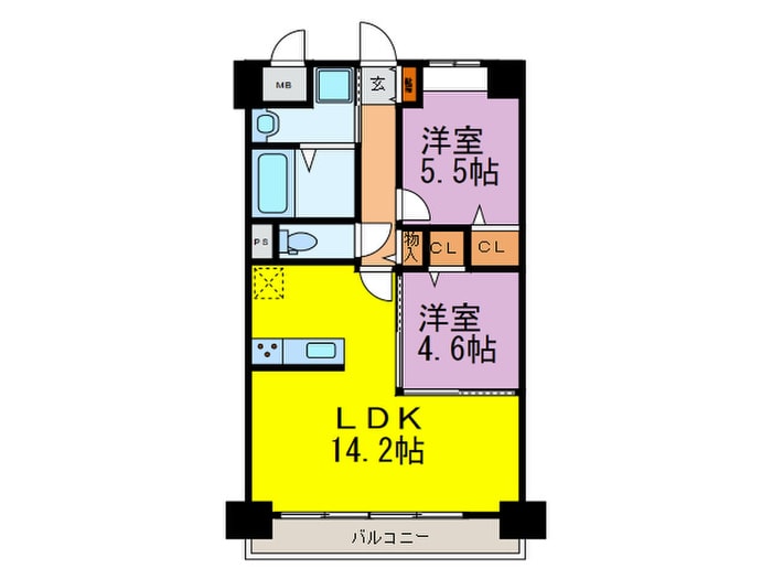 ルシエルの物件間取画像