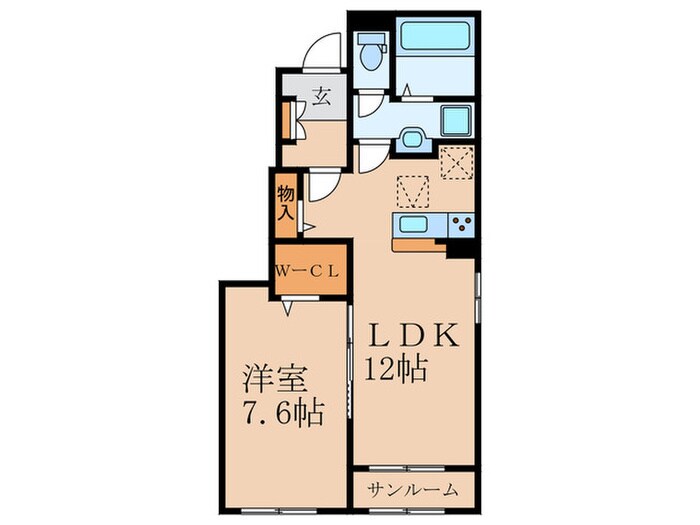 ヒカルサ行橋Ⅰの物件間取画像