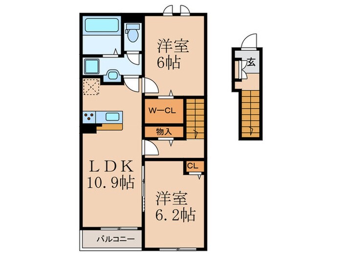 ヒカルサ行橋Ⅰの物件間取画像